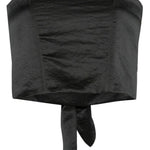 Top corto in nero Forte forte - donna 