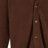 Cardigan a maniche lunghe in marrone Laneus - uomo 