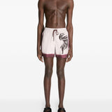 Costume con stampa in borgogna Dries van noten - uomo 