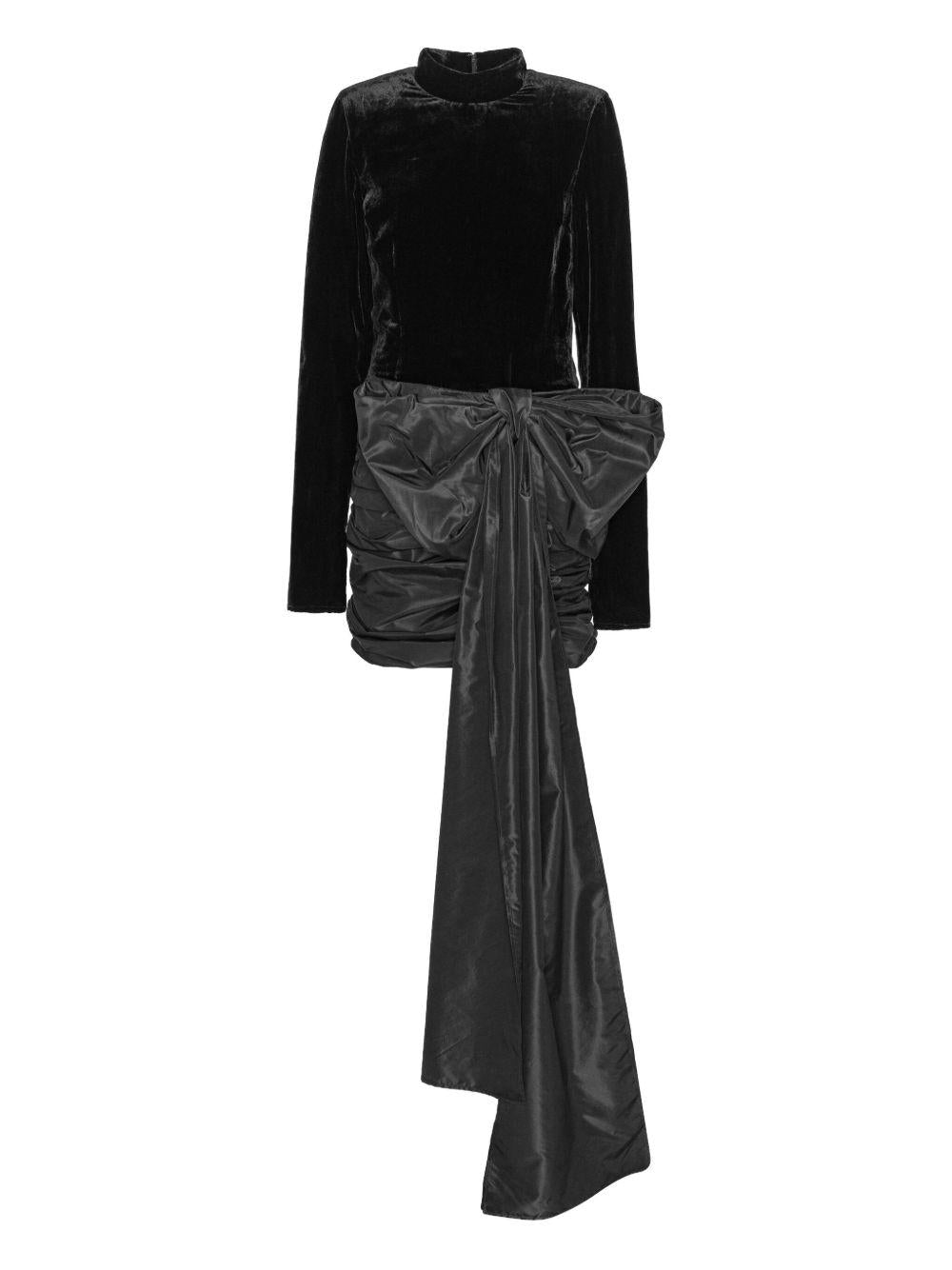 Abito corto in nero Rotate holiday - donna 