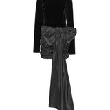 Abito corto in nero Rotate holiday - donna 