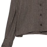 Camicia a righe in marrone Antonelli - donna 