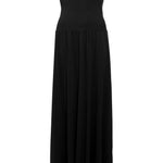 Copricostume lungo a fascia in nero Oda Eres - donna 