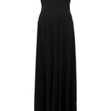 Copricostume lungo a fascia in nero Oda Eres - donna 