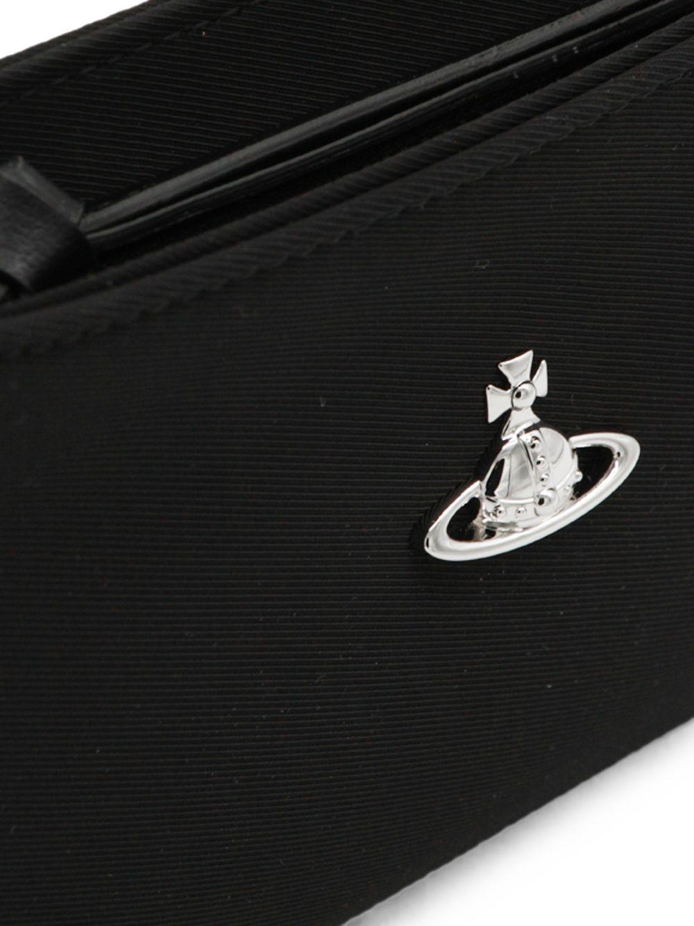 Borsa Tasha con logo Orb in nero 