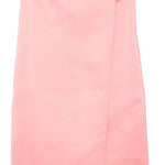 Abito corto satinato a portafoglio in rosa Philosophy di Lorenzo Serafini - donna 