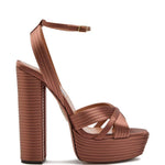 Sandali sundance in marrone Aquazzura - donna 