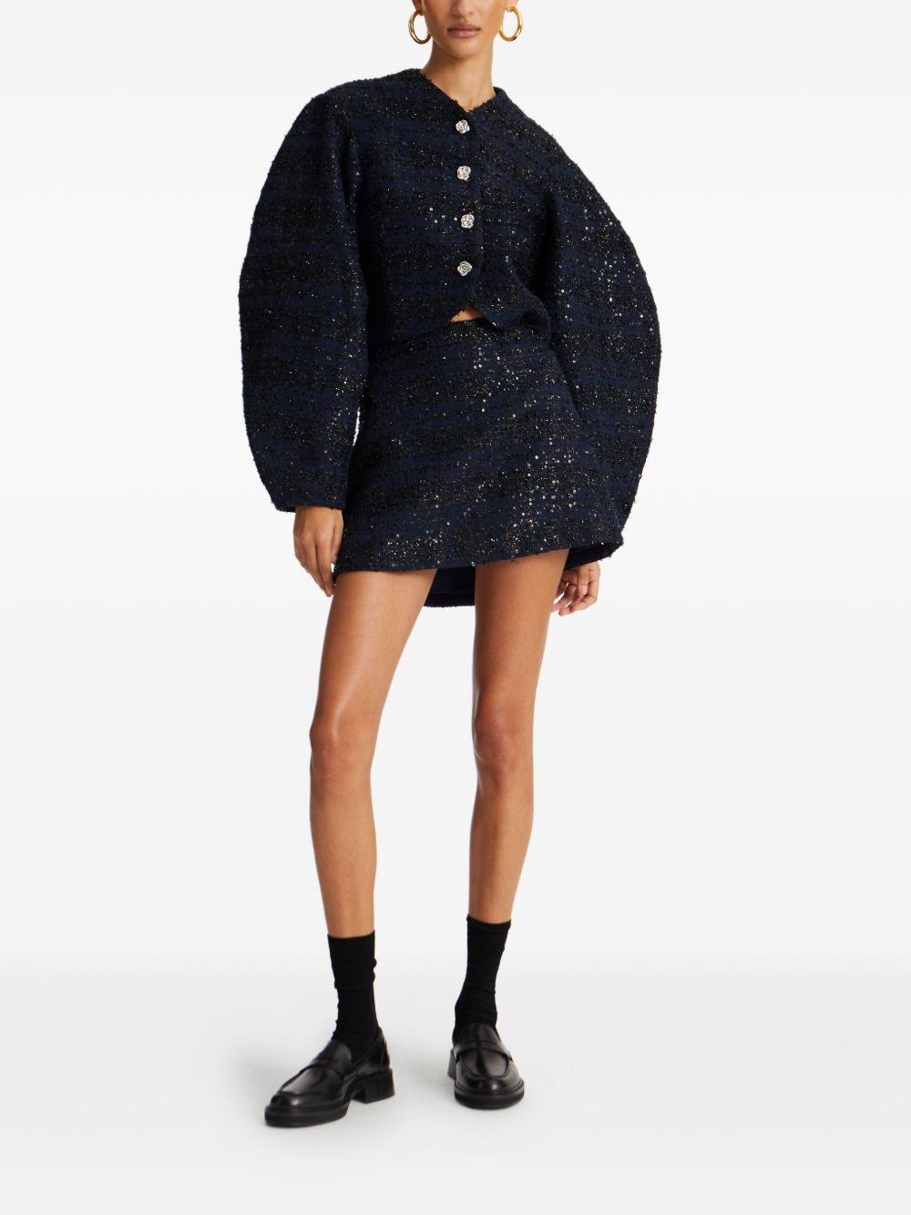 Giacca con paillettes in blu Rotate - donna 