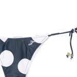 Slip bikini triangle in bianco e blu Jacquemus - donna 