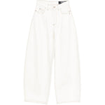 Jeans le de-nimes ovalo  in bianco Jacquemus - donna 