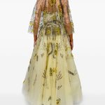 Coprispalle in tulle ricamato Monique Lhuillier - donna 