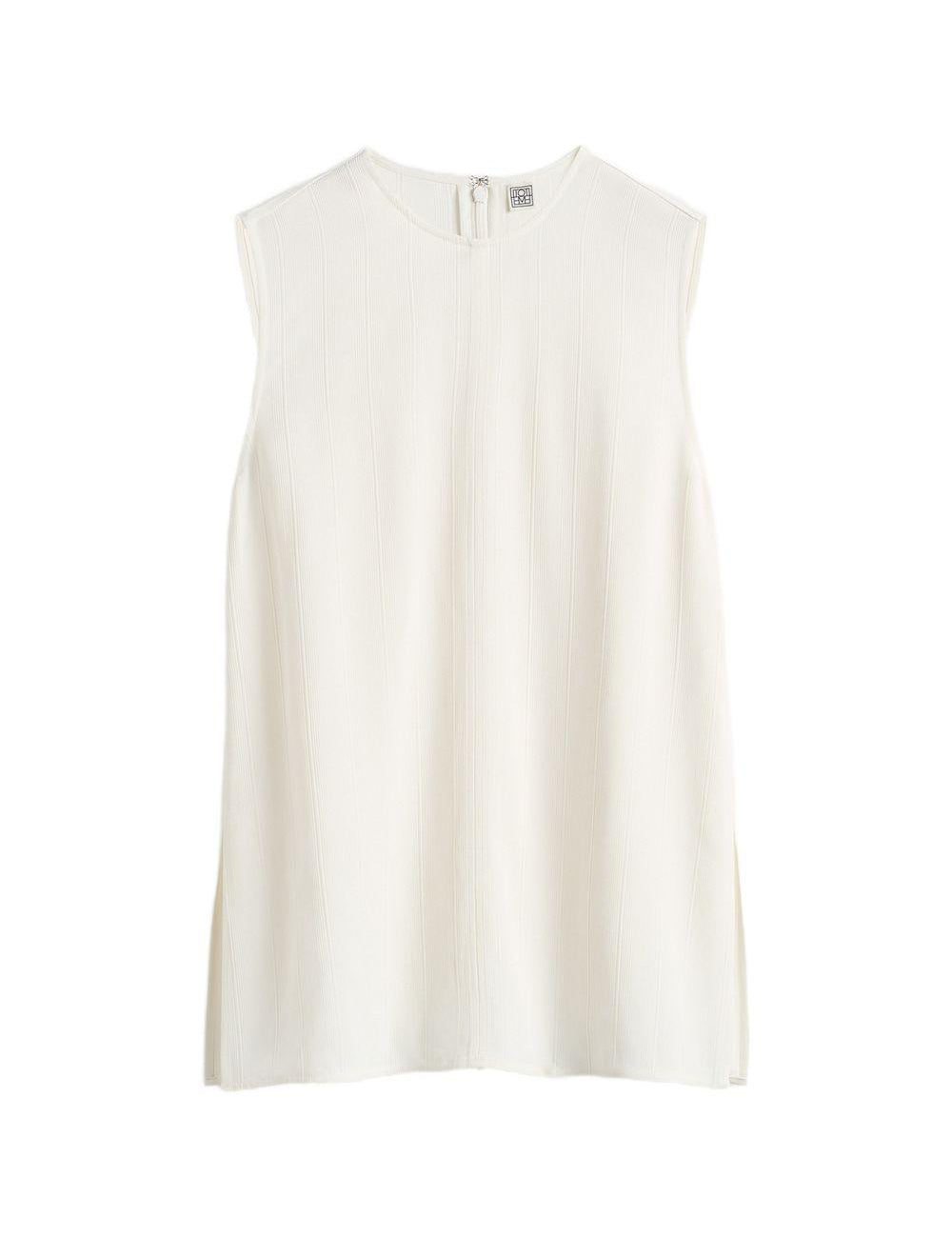 Top a coste in bianco Toteme - donna 