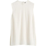 Top a coste in bianco Toteme - donna 