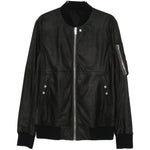 Bomber Classic Flight in nero Rick Owens - uomo 