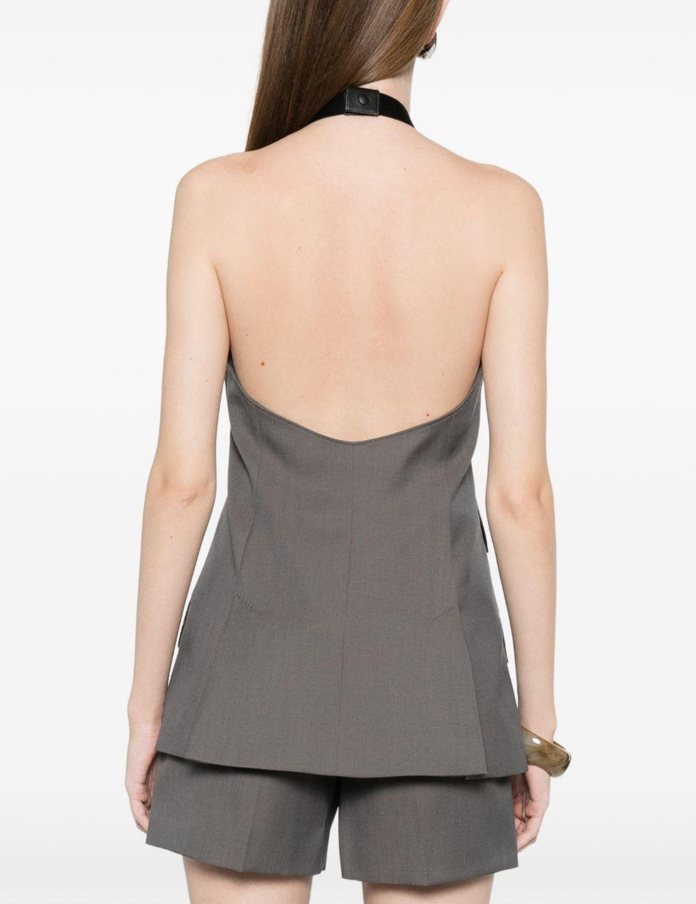Gilet doppio petto cali  in grigio Maxmara - donna 