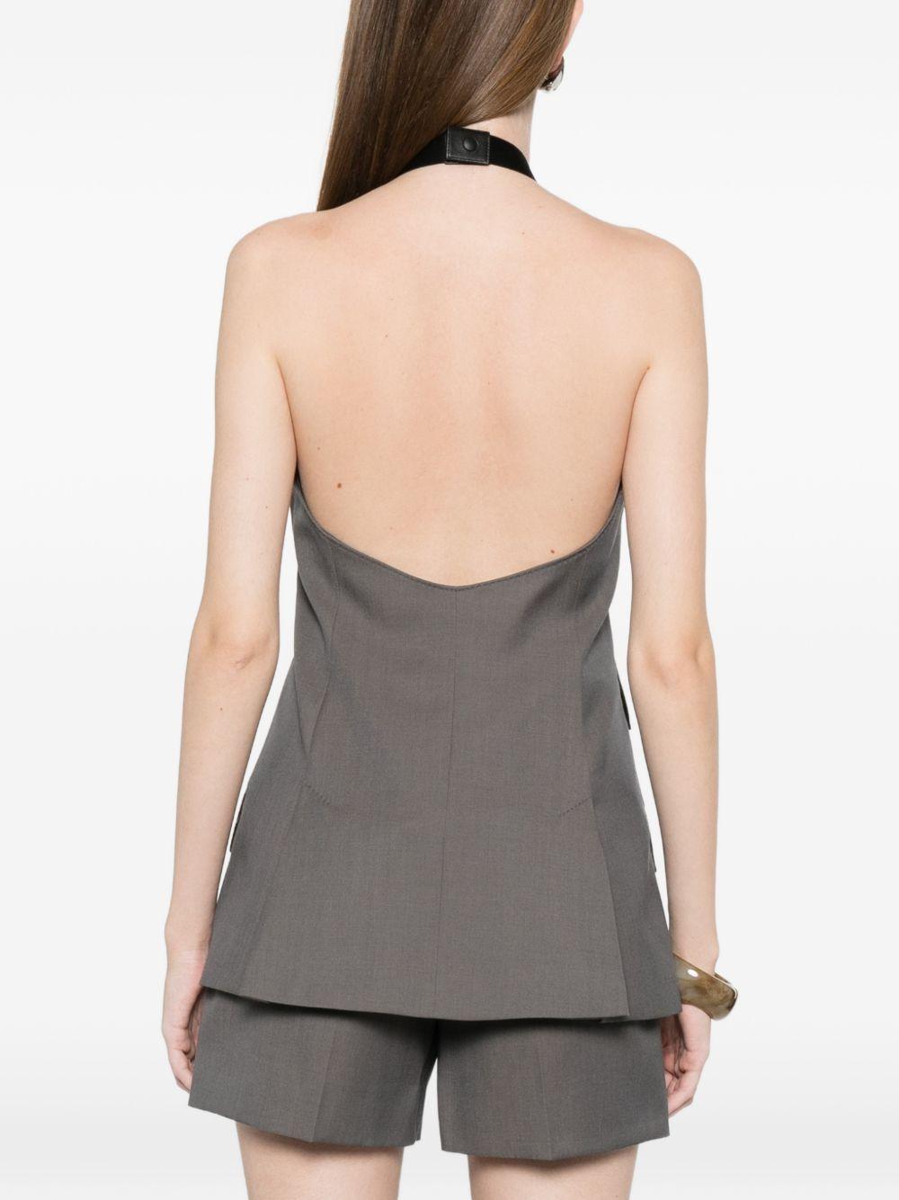 Gilet doppio petto cali  in grigio Maxmara - donna 