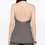 Gilet doppio petto cali  in grigio Maxmara - donna 