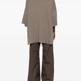 T-shirt Tommy T Sfrangiata in grigio Rick owens - uomo 