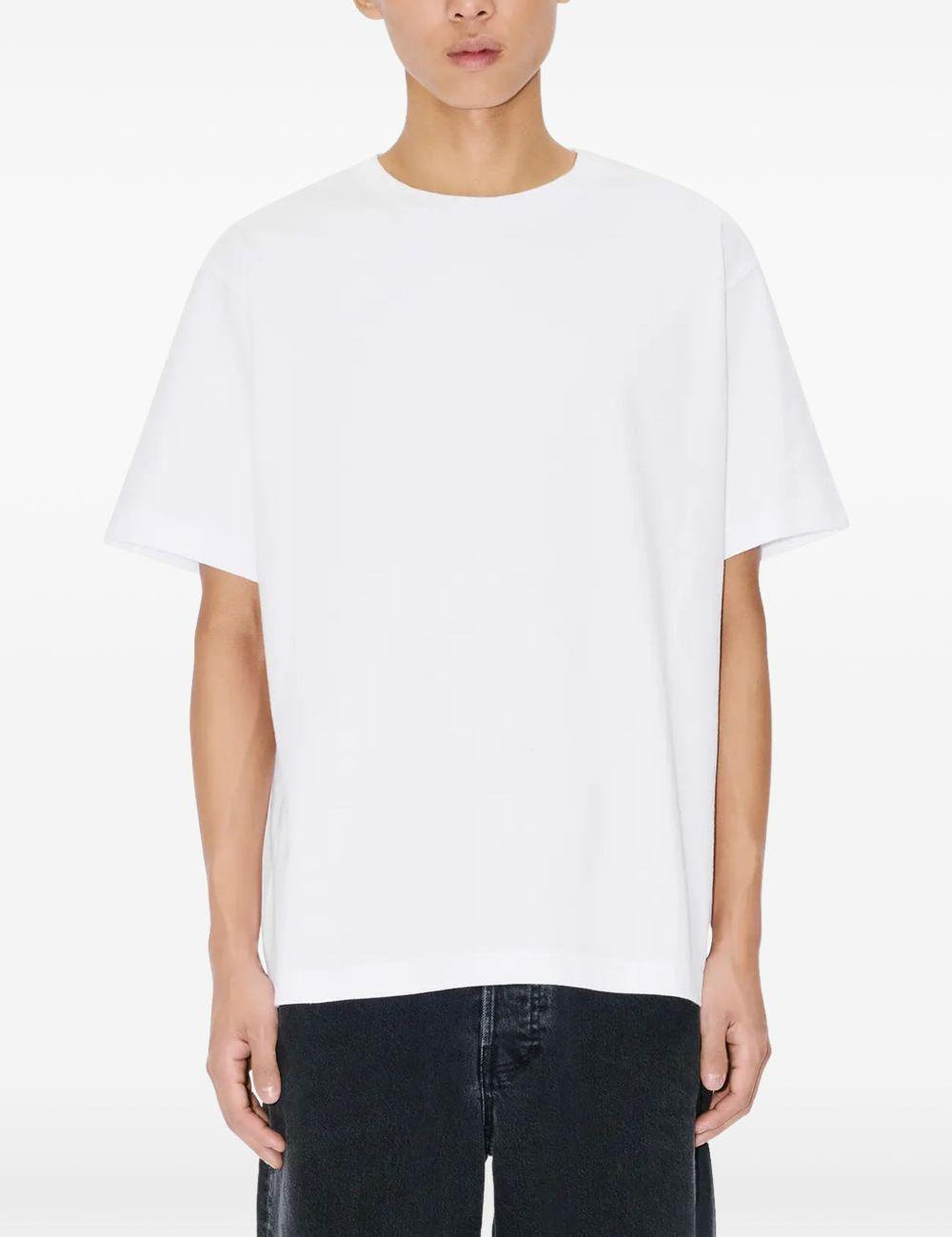 T-shirt girocollo in bianco Kenzo - uomo 