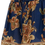 Shorts con stampa paisley aster in blu Zimmermann - donna 