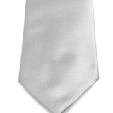Cravatta satinata in grigio Lardini - uomo 