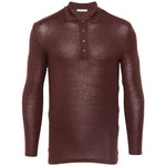 Polo a maniche lunghe in marrone Entire studios - unisex 