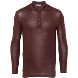 Polo a maniche lunghe in marrone Entire studios - unisex 