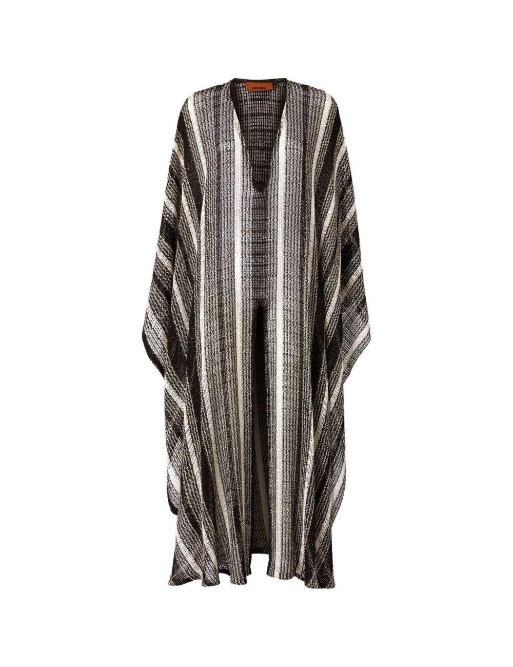 Abito a caftano con paillettes multicolore Missoni - donna 