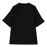T-shirt con stampa in nero 
