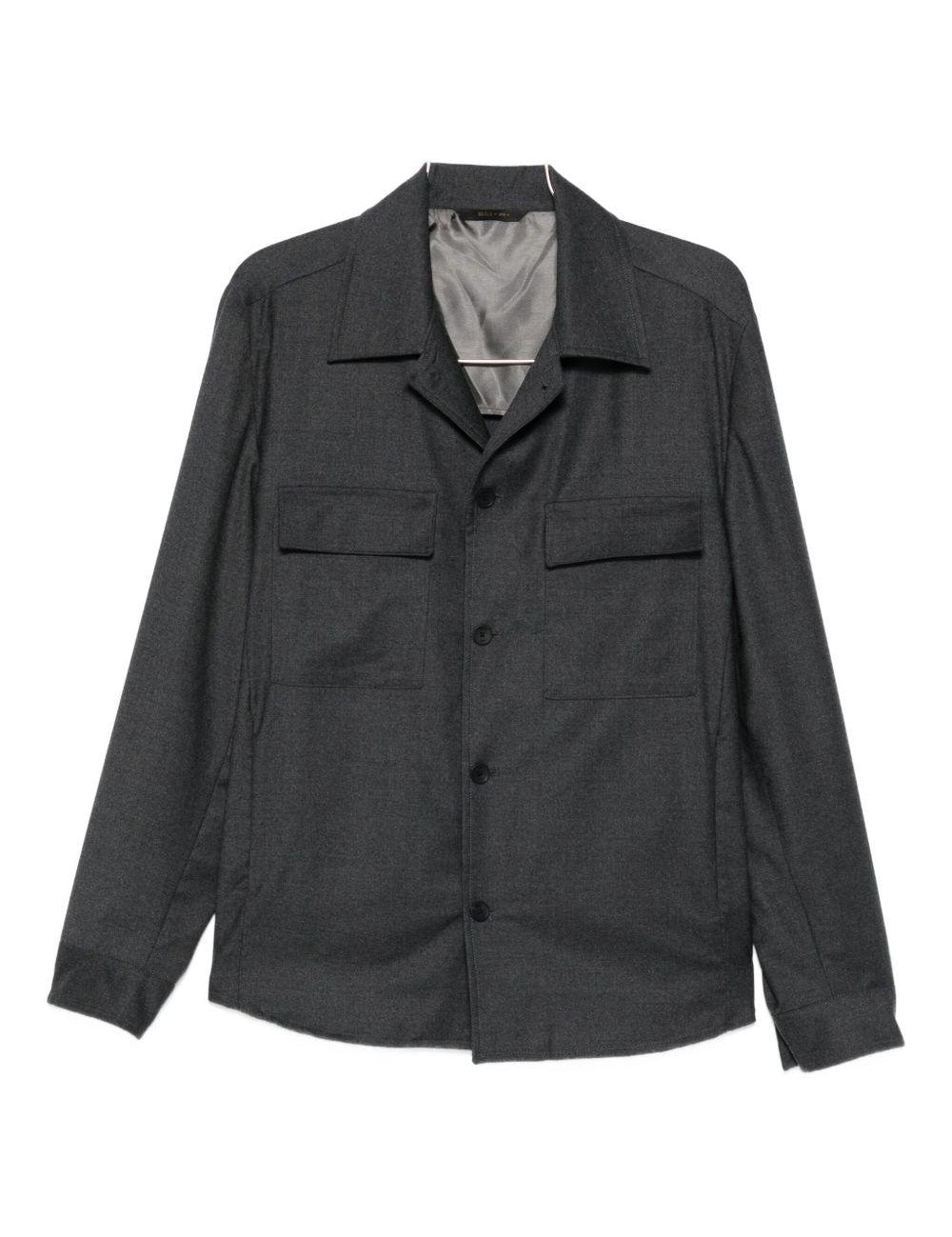 Camicia con taschino e bottoni in grigio Briglia 1949 - uomo 