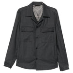 Camicia con taschino e bottoni in grigio Briglia 1949 - uomo 