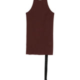 Canotta in cotone biologico in marrone Rick owens drkshdw - donna 