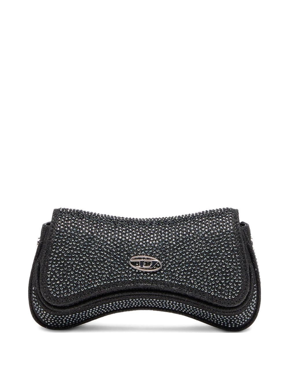 Borsa con cristalli in nero Diesel - donna 