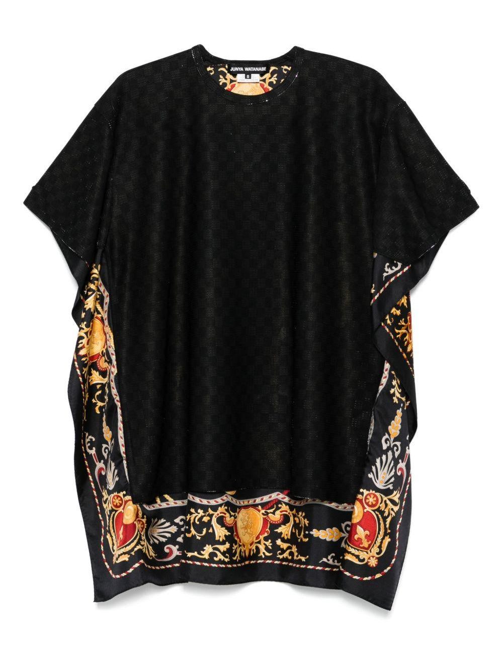 Tunica con dettagli in lurex in nero Junya watanabe - donna 