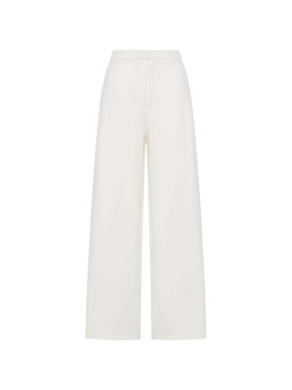 Pantaloni aloa in bianco 'S Max Mara - donna 