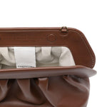 Clutch bios in marrone Themoirè - donna 
