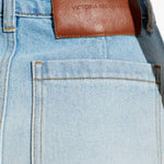 Jeans con tasche in blu Victoria beckham - donna 