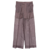 Pantaloni trasparenti a gamba larga in viola Antonelli - donna 