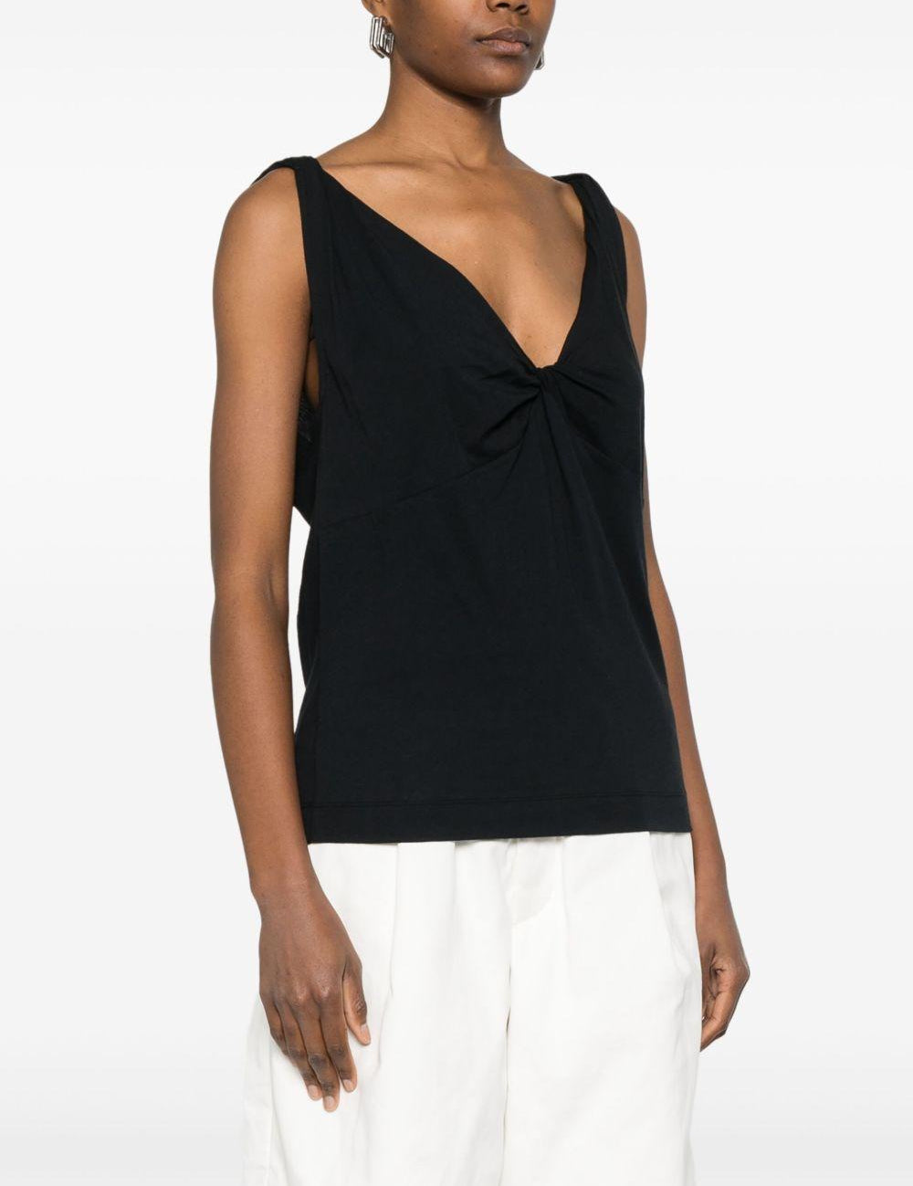 Top Hantex in nero Dries Van Noten - donna 