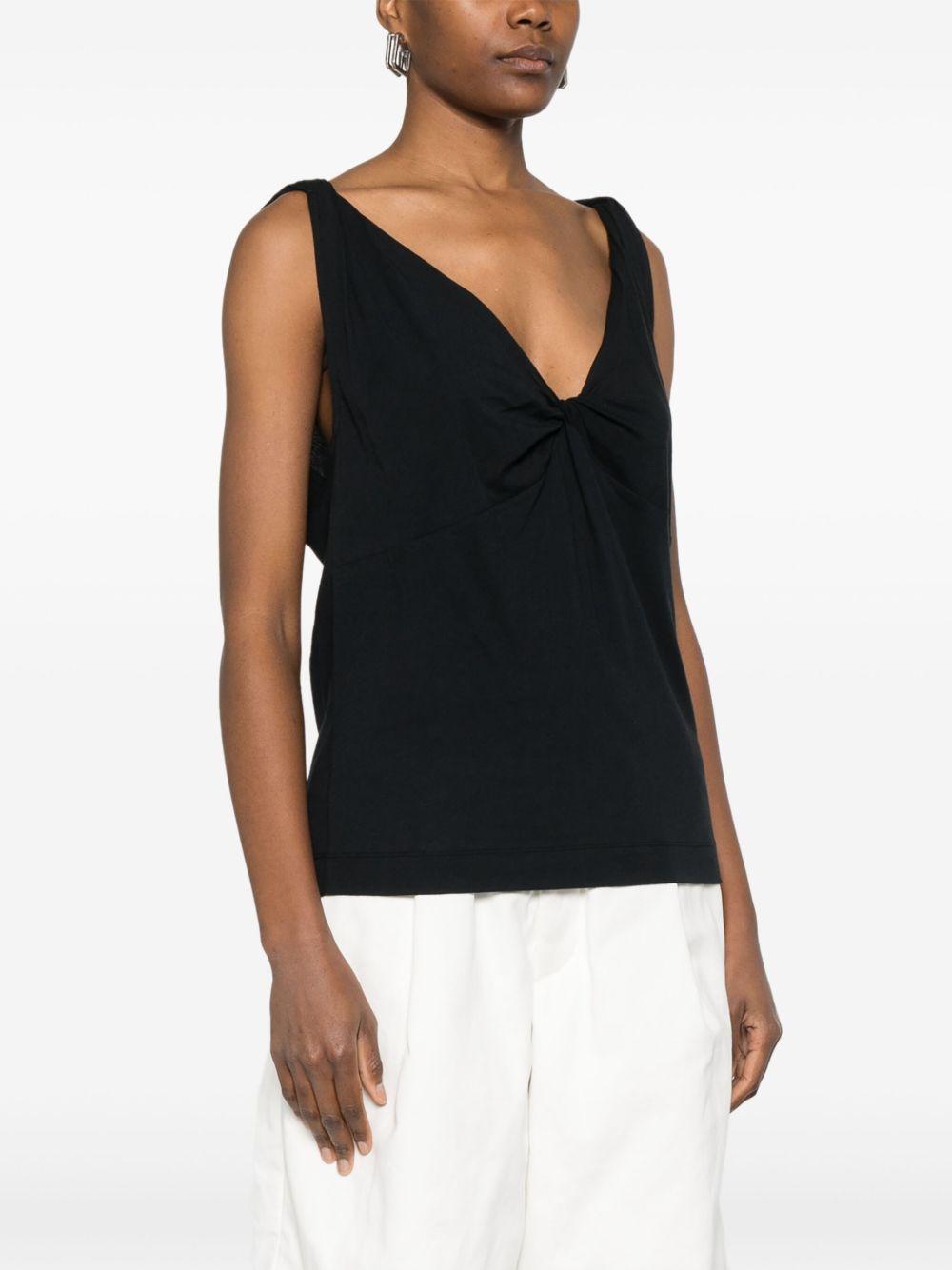 Top Hantex in nero Dries Van Noten - donna 