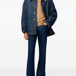 Giacca con tasche in blu AMI Paris - unisex 