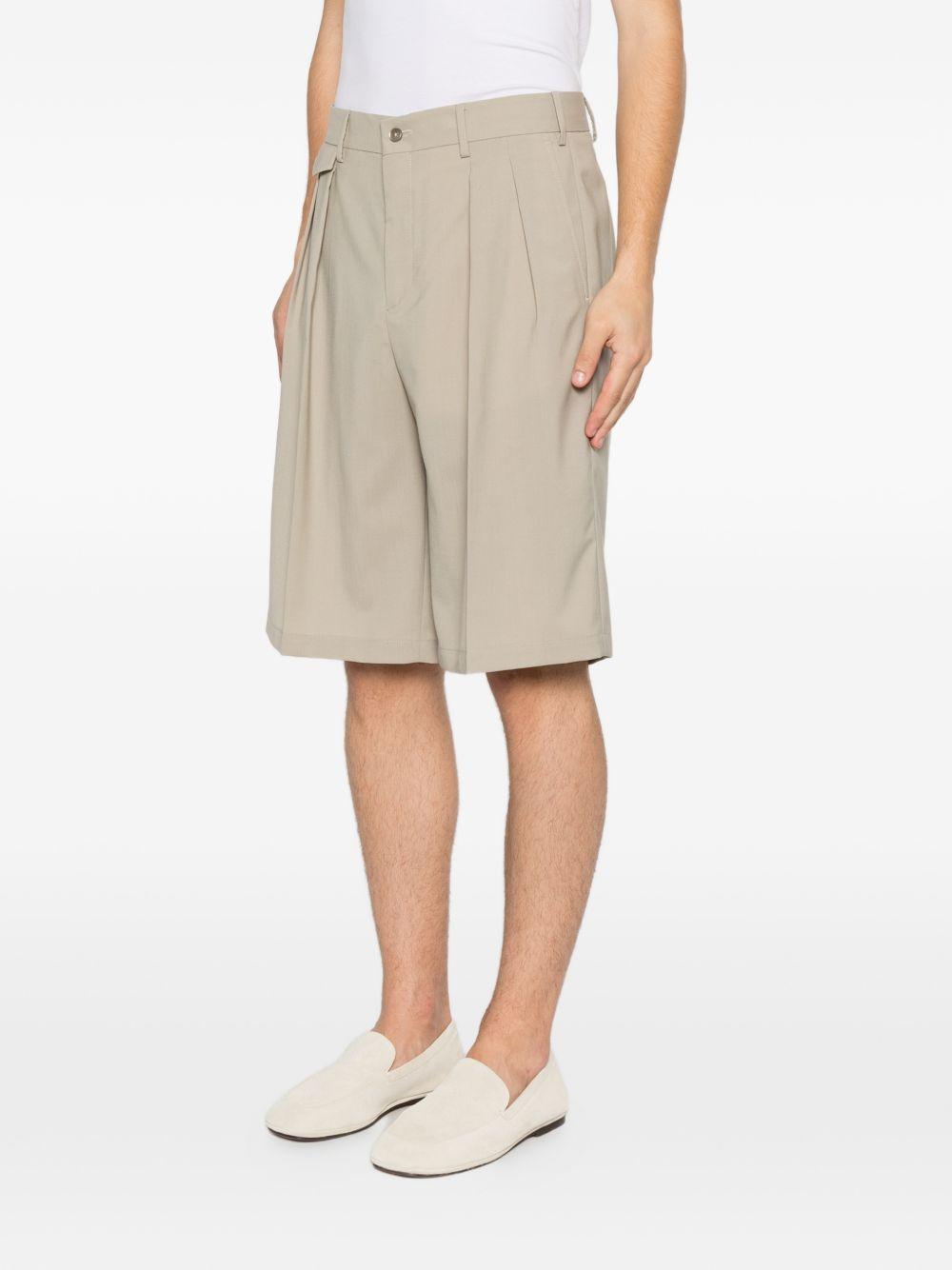 Pantaloncini Bedfords a pieghe con taschino portamonete in verde Briglia 1949 - uomo 