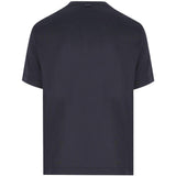 T-shirt a maniche corte in blu Zegna - uomo 