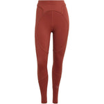Leggings con logo in rosa cipolla Adidas by stella mc cartney - donna 