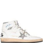 sky star nappa upper with serigraph glitter star and ankle GOLDEN GOOSE 
