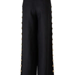 Pantaloni a palazzo Cayman con borchie in nero Simkhai - donna 
