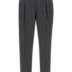 Pantaloni sartoriali in lana con pieghe doppie in grigio Briglia 1949 - uomo 
