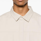 Camicia Duty in bianco di ENTIRE STUDIOS - Unisex 