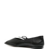 Ballerine Sway con punta quadra in nero 