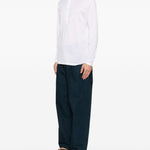 T-shirt a maniche lunghe in bianco Tokyo luxury brand - uomo 